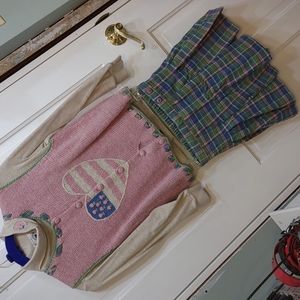 3 Pc Skirt-Top-Vest Set
